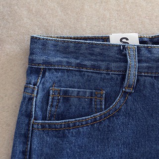 Quần short jean nữ lưng cao