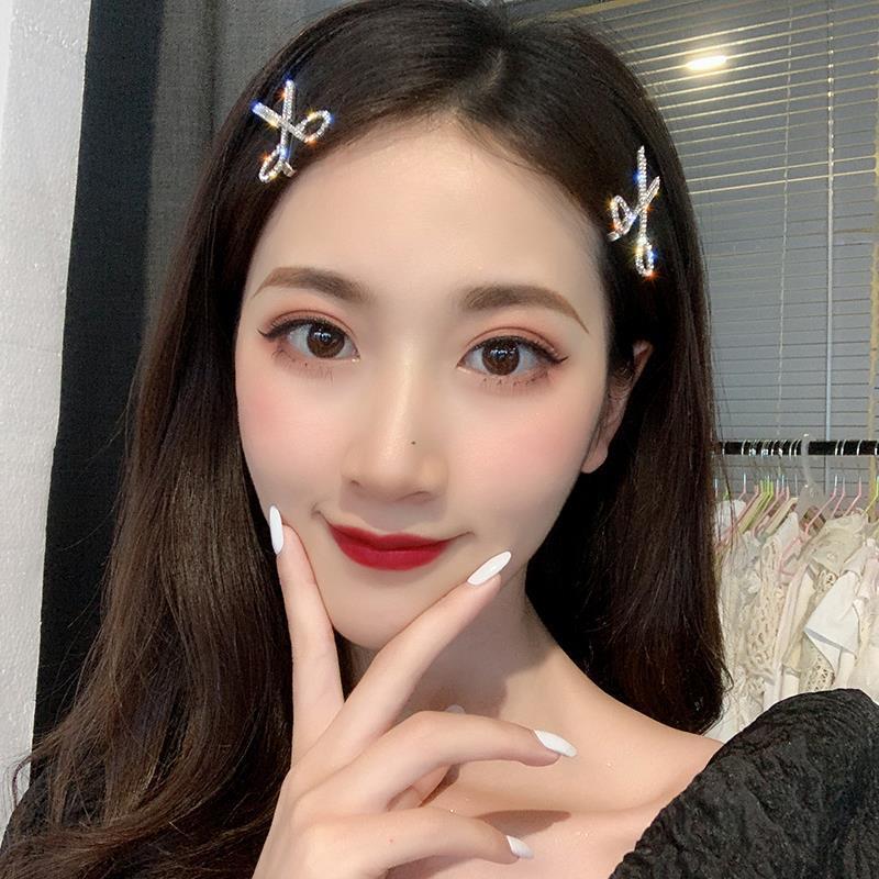 Kẹp Tóc Đính Đá Nhân Tạo Lấp Lánh Phong Cách Hàn Quốc