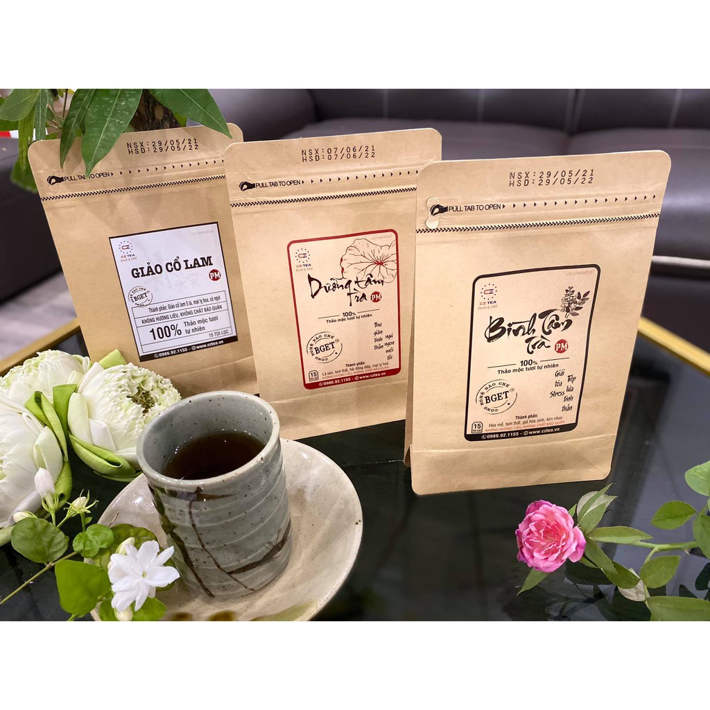 [CZ Tea] Trà tươi DƯỠNG TÂM TRÀ lá sen thư giãn tinh thần, giúp ngủ ngon, giảm stress