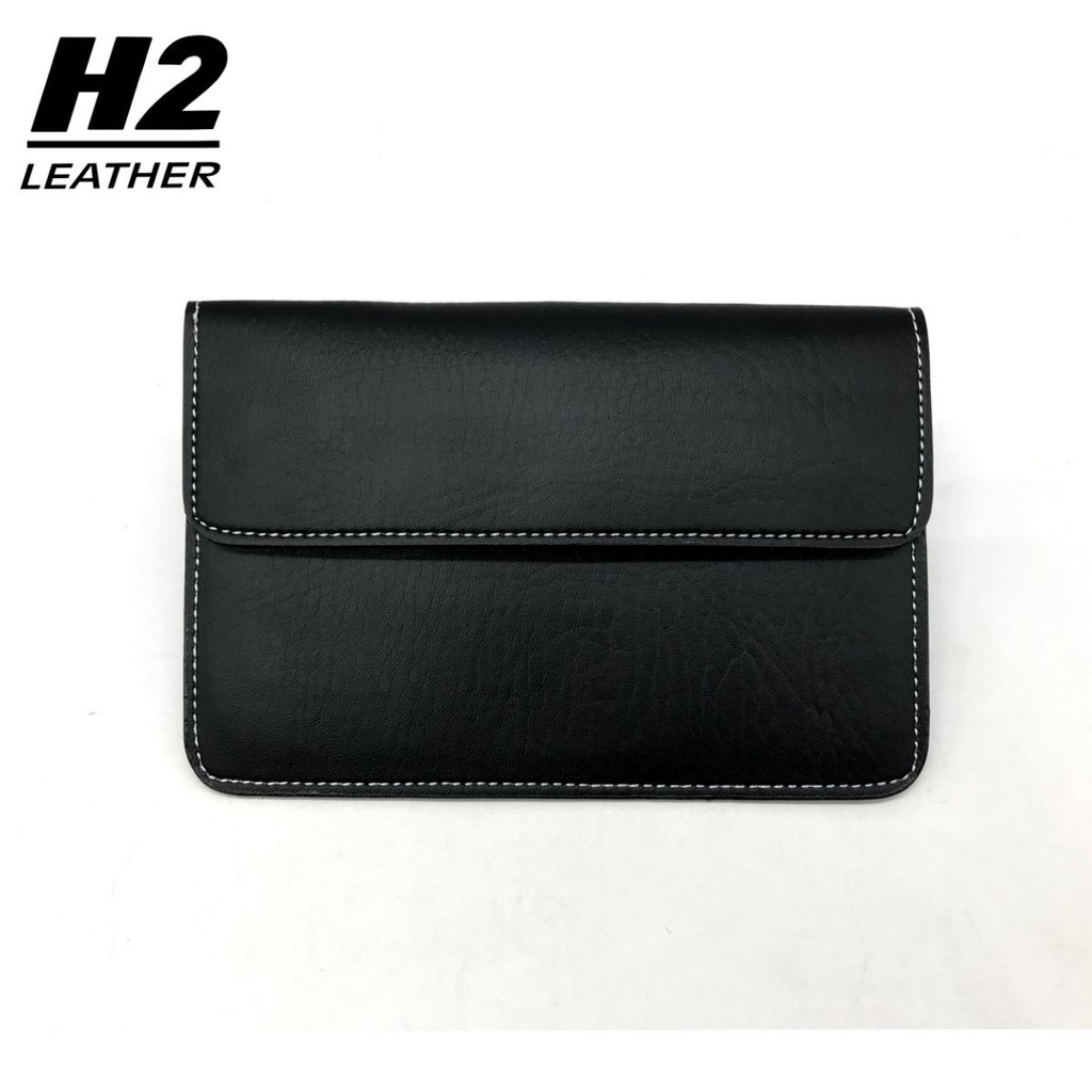 Ví đựng hộ chiếu, giấy tờ đăng kiểm xe Đồ Da H2 VD0012 (Đen) - H2leather