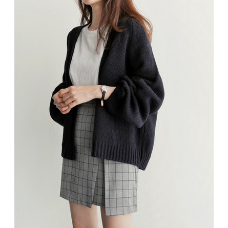 Áo cardigan len trơn Anvalo áo cardigan nữ phong cách Hàn Quốc ACT18 | BigBuy360 - bigbuy360.vn