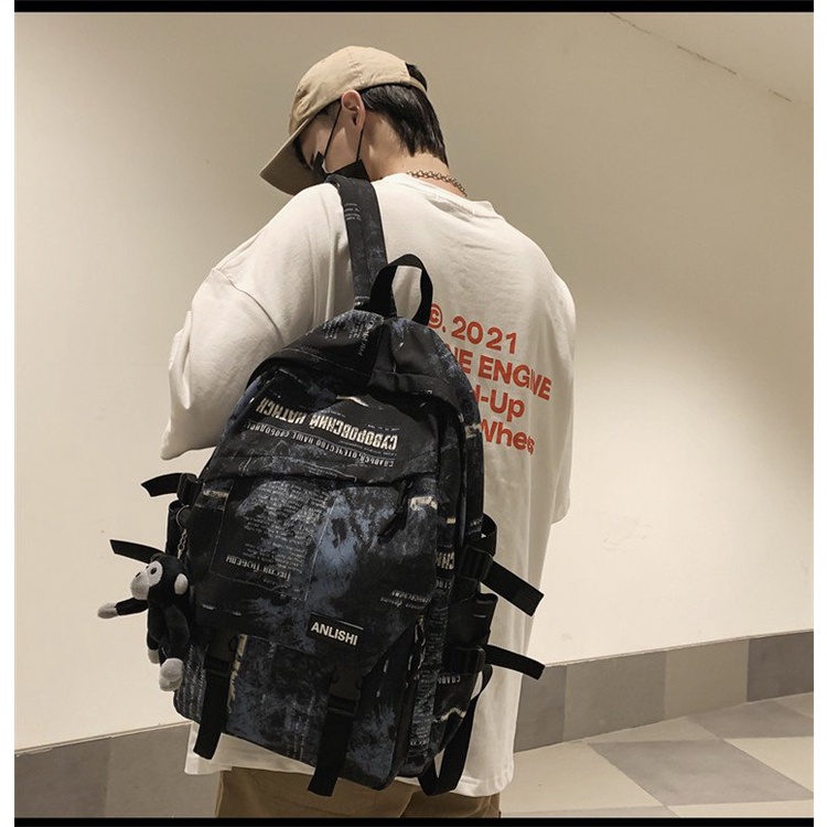 Balo đi học nam nữ ulzzang đựng Laptop Loang cho học sinh style Hàn Quốc unisex Mohana MH288 | BigBuy360 - bigbuy360.vn