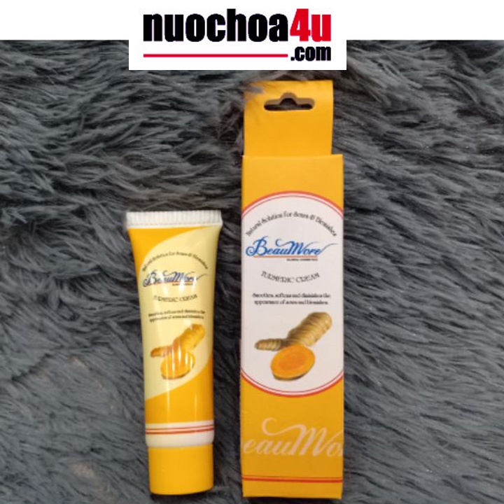 BEAUMORE Turmeric Cream - Kem Nghệ Chống Mụn và Sẹo Thâm
