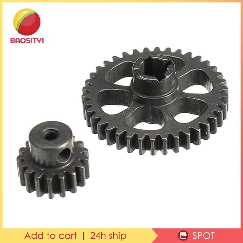 [Baosity1] 1 Bộ Bánh Răng Kim Loại Chính 38T Và Động Cơ Cho Xe Điều Khiển Từ Xa WLtoys A949 A959 1 / 18 WLtoys