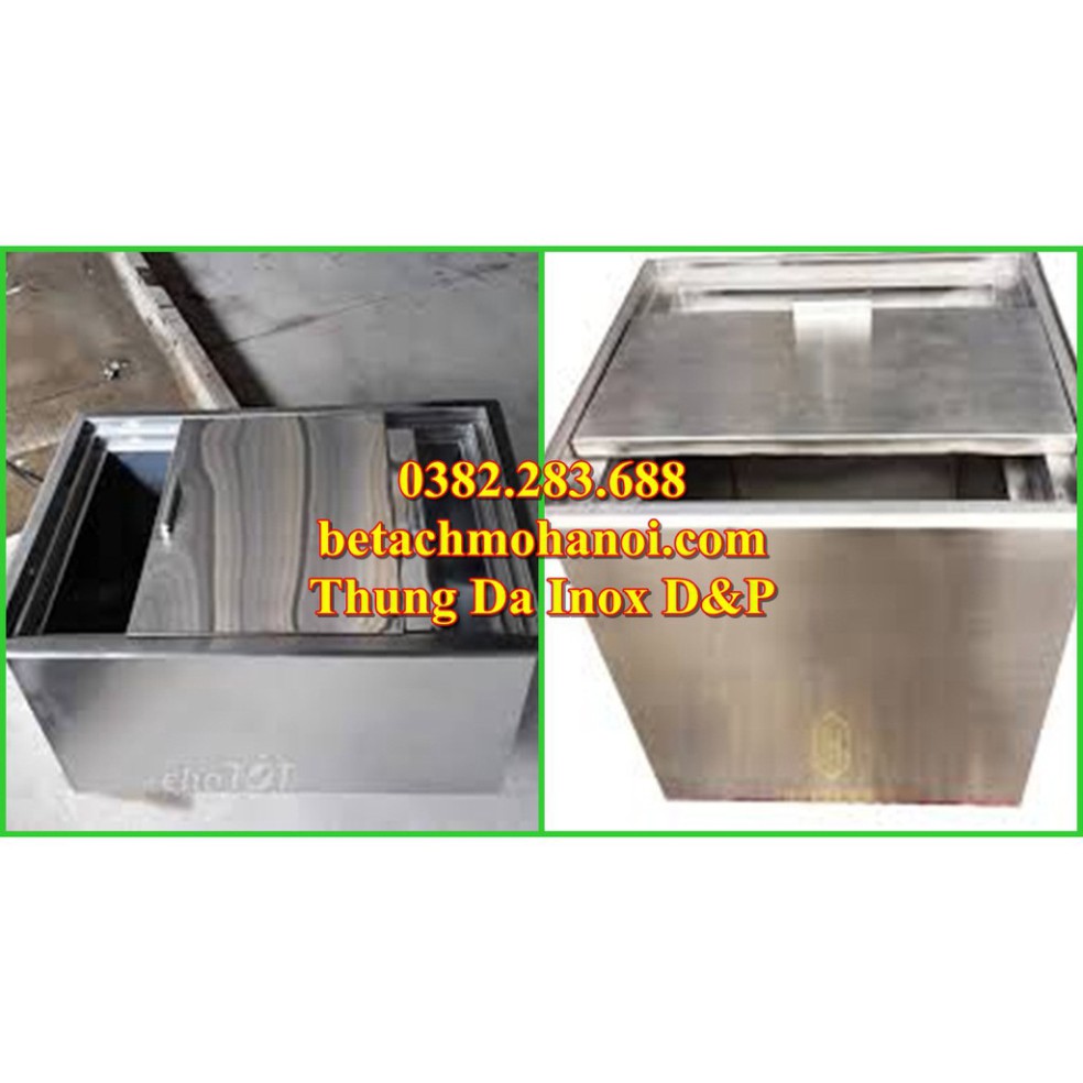 [GIẢM GIÁ] Thùng đá inox âm bàn quầy - Rẻ Nhất