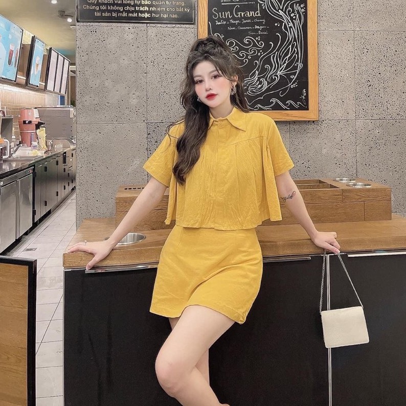 Set đồ nữ cá tính, set váy bộ đi chơi sang chảnh mùa hè đẹp 8A00131 | BigBuy360 - bigbuy360.vn