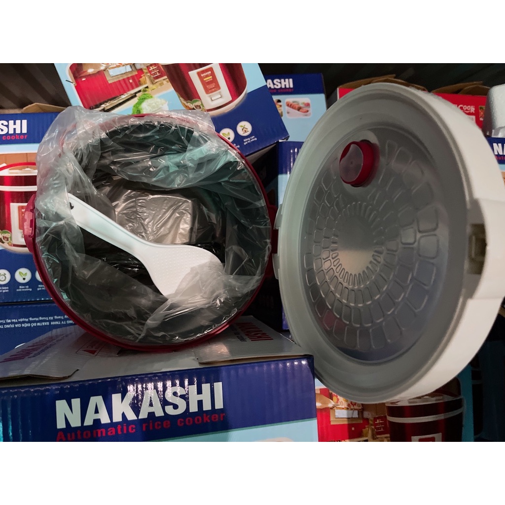 Nồi cơm Điện mini NAKASHI -dung tích 1lit/1.2lit .BẢO HÀNG 12 tháng (Now Ship)