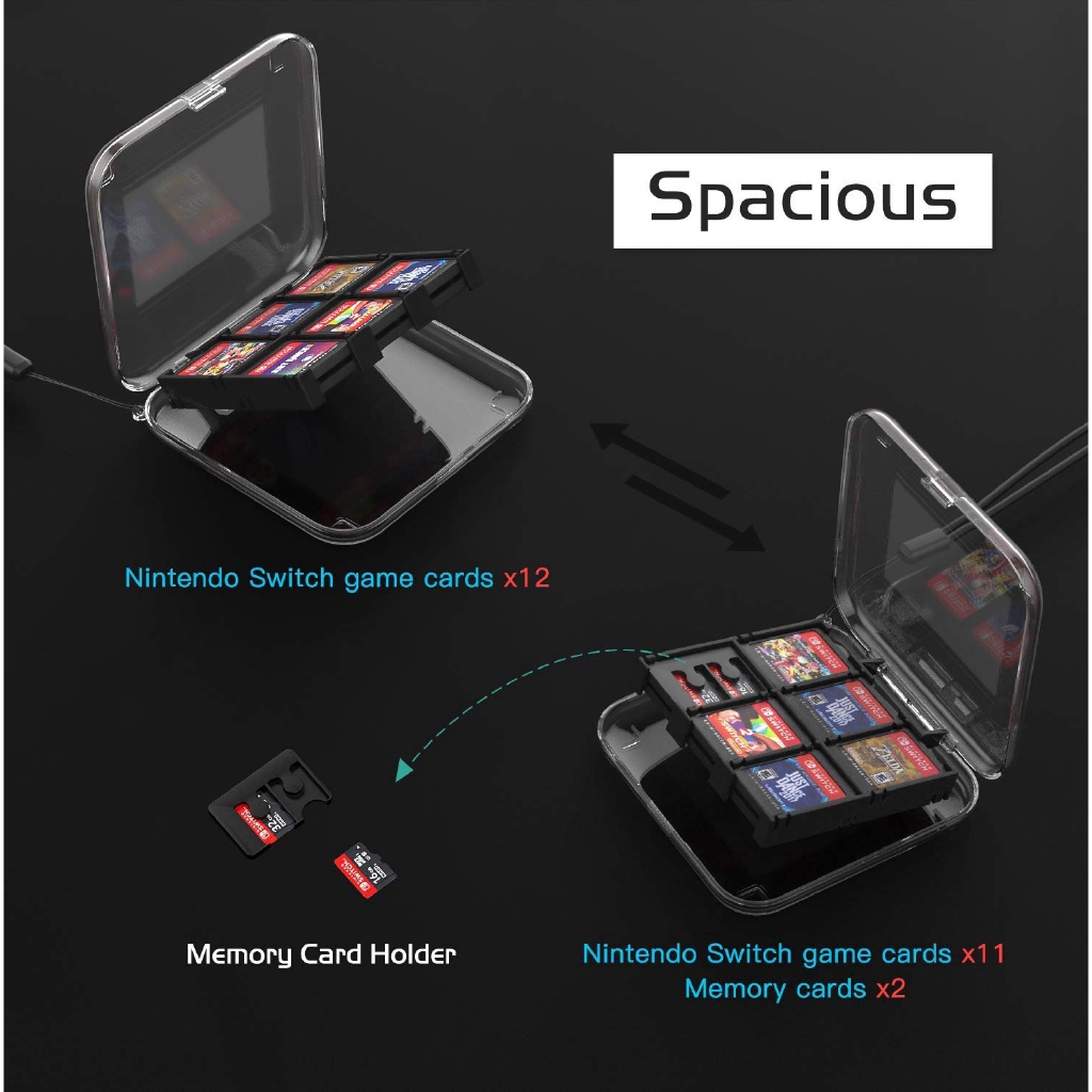 Hộp đựng thẻ game Nintendo Switch/Switch Lite /Switch OLED 12 ngăn tiện lợi | BigBuy360 - bigbuy360.vn