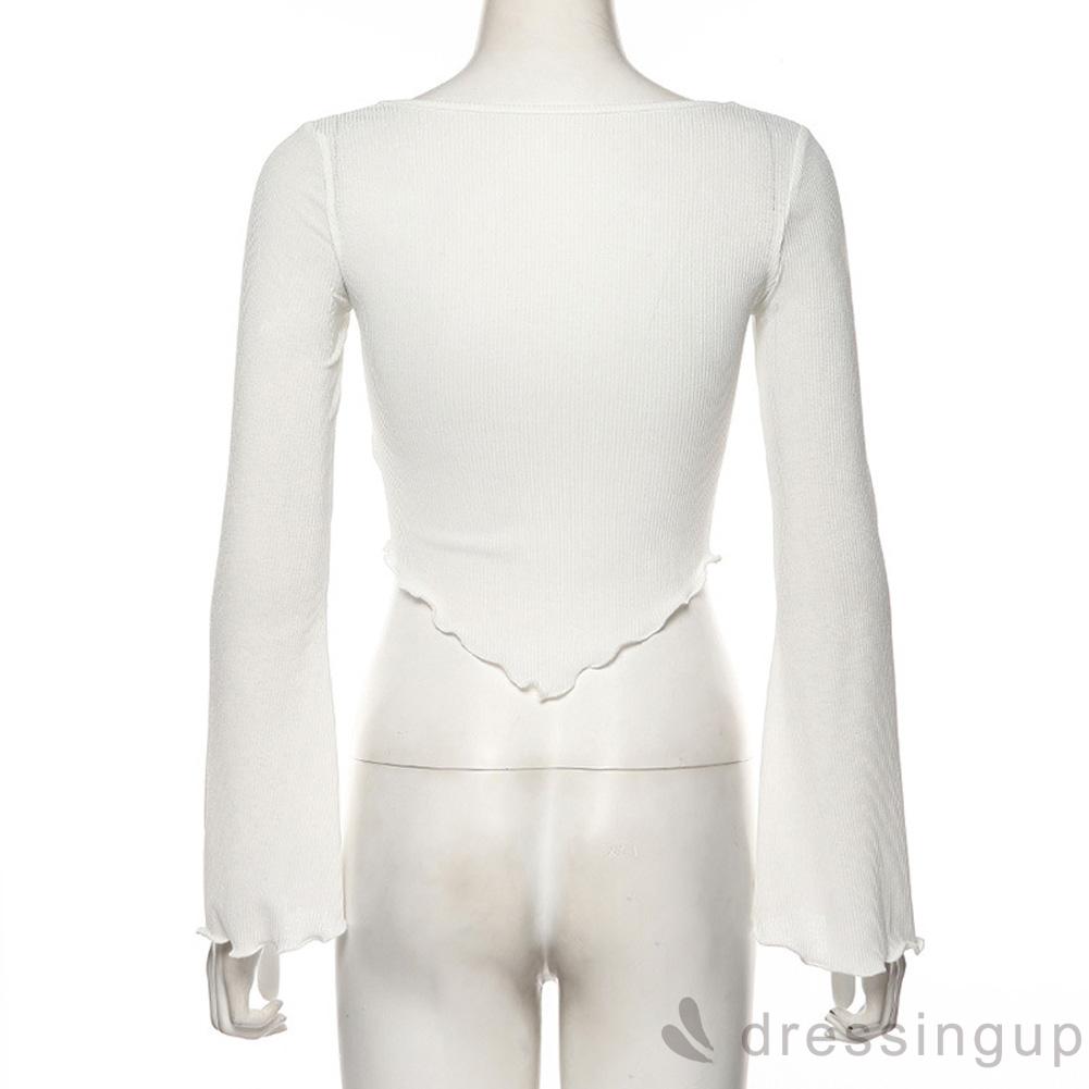 Áo tay dài form ôm gợi cảm sành điệu cho nữ