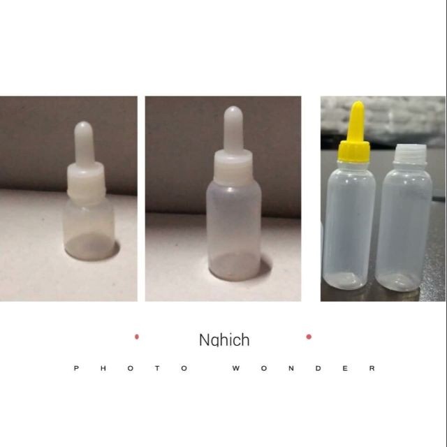 100 Lọ Nhựa Nhỏ Mắt 5ml/10ml/20ml - Chai Chiết Mực, Hương Liệu - Chai Nhỏ Giọt - Chai Lọ Chiết Mỹ Phẩm - Dụng Cụ Spa