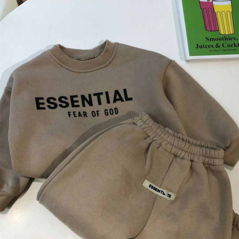 Bộ nỉ dày dặn cho bé