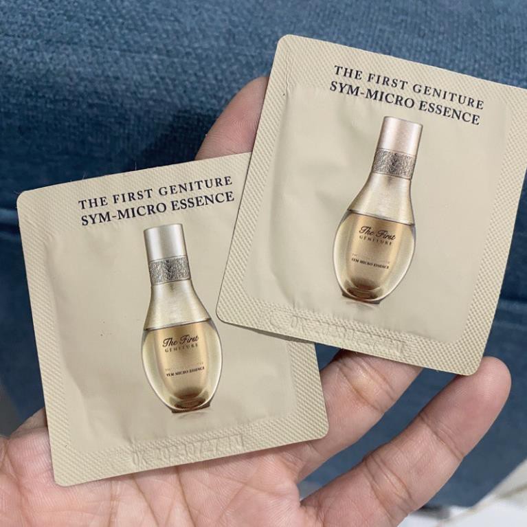 Tinh chất GIẢM THÂM SẠM NÁM Ohui The First Sym Micro Essence trẻ hóa làn da, chống lão hóa mạnh mẽ , mờ sạm nám gói 1ml