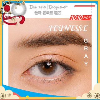 [BÁN CHẠY] Kính áp tròng Hàn Quốc BLUE EYES JEUNESSE GRAY – Lens cận thời trang