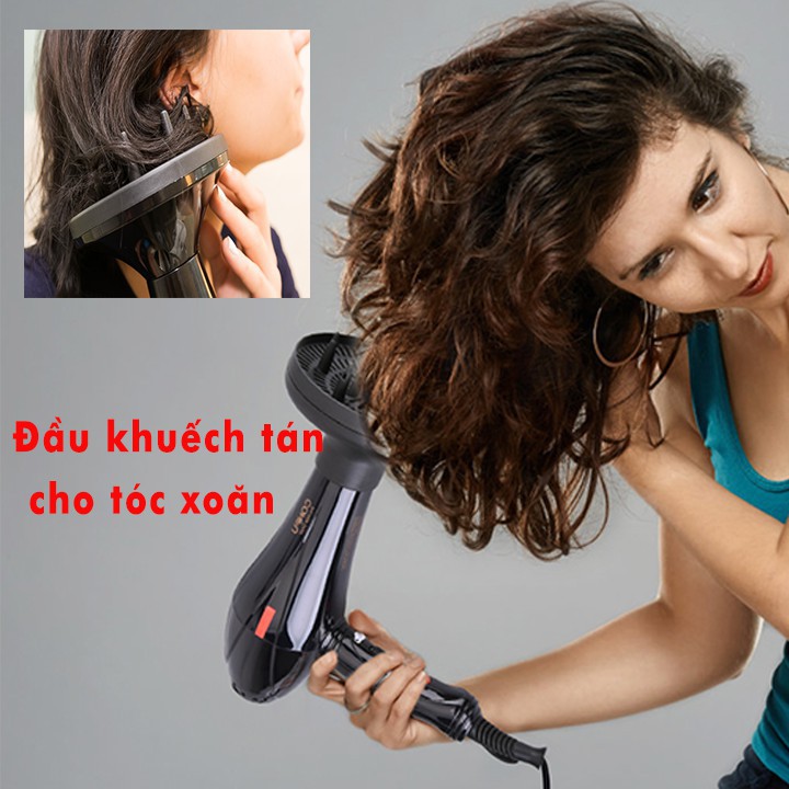 Máy Sấy Tóc Cống Suất Lớn 2 Chiều Nóng Lạnh 2000W-DELIYA Hàng Chính Hãng