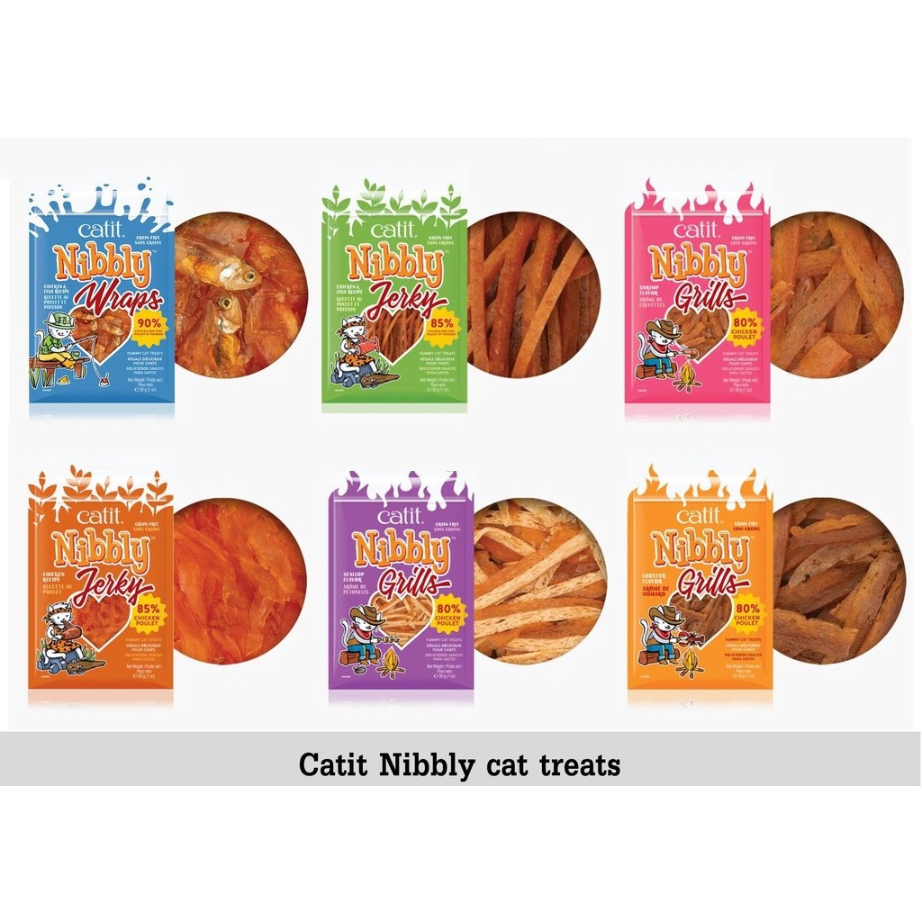 🇹🇭 Snack Bánh Thưởng Cho Mèo Pet8 Catit Nibbly Nhiều Vị 30g