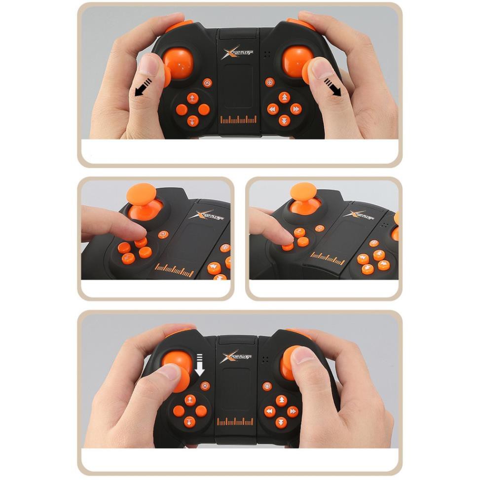 Flycam mini, Máy bay điều khiển từ xa XT-1 kết nối Wifi quay phim chụp ảnh Full HD 720P | BigBuy360 - bigbuy360.vn