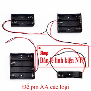 Đế pin AA các loại 1/2/3/4 pin