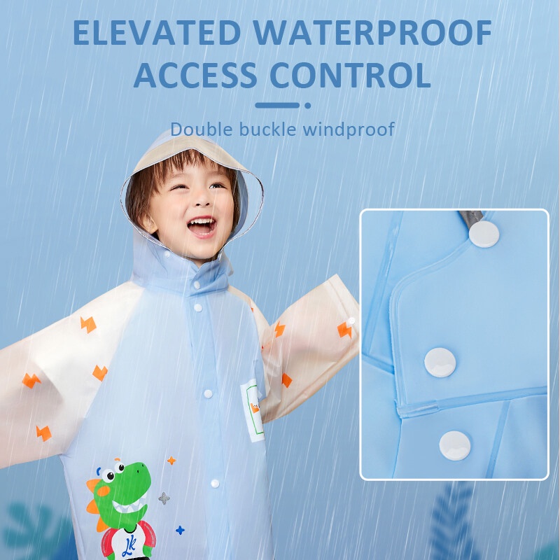 Áo mưa Lemonkid EVA nón to chống nước chống bụi thoáng khí cho nam nữ trẻ em