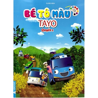 Sách - Combo Bé Tô Màu Tayo (Bộ 4 Cuốn)