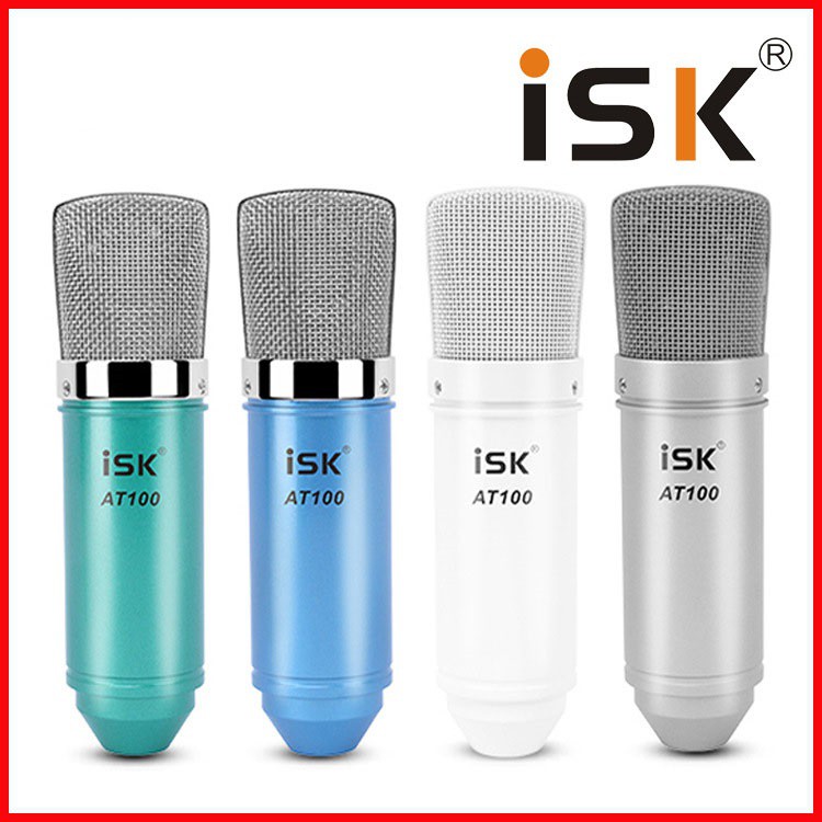 Micro ISK AT 100 - Micro Thu Âm, Live Stream, Karaoke Online, Chính Hãng Bảo Hành 6 Tháng
