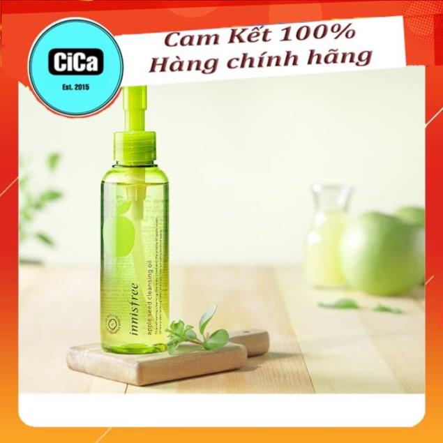 [Chính Hãng] Dầu tẩy trang táo xanh Innisfree Apple Seed Cleansing Oil mẫu mới nhất - Cica Cosmetic