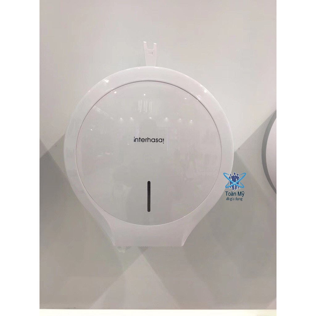 Hộp đựng giấy vệ sinh cuộn lớn Interhasa HSD-E1008 Trắng
