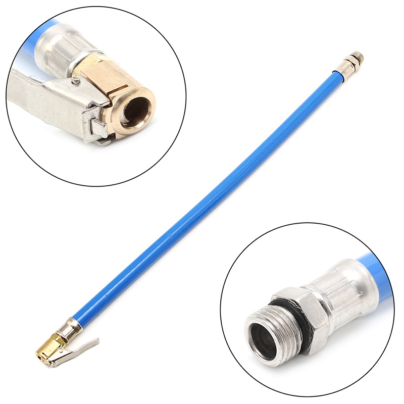1 Ống Bơm Hơi Xe Hơi Bằng Cao Su Khóa Kẹp Tự Khóa Tiện Dụng