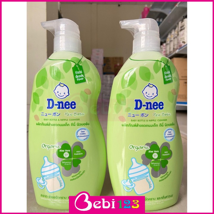 Nước Rửa Bình Sữa Dnee Organic Chai 620ml