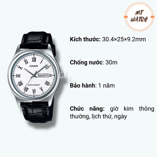 ĐỒNG HỒ NAM CASIO MTP-V006 MẶT SỐ LA MÃ