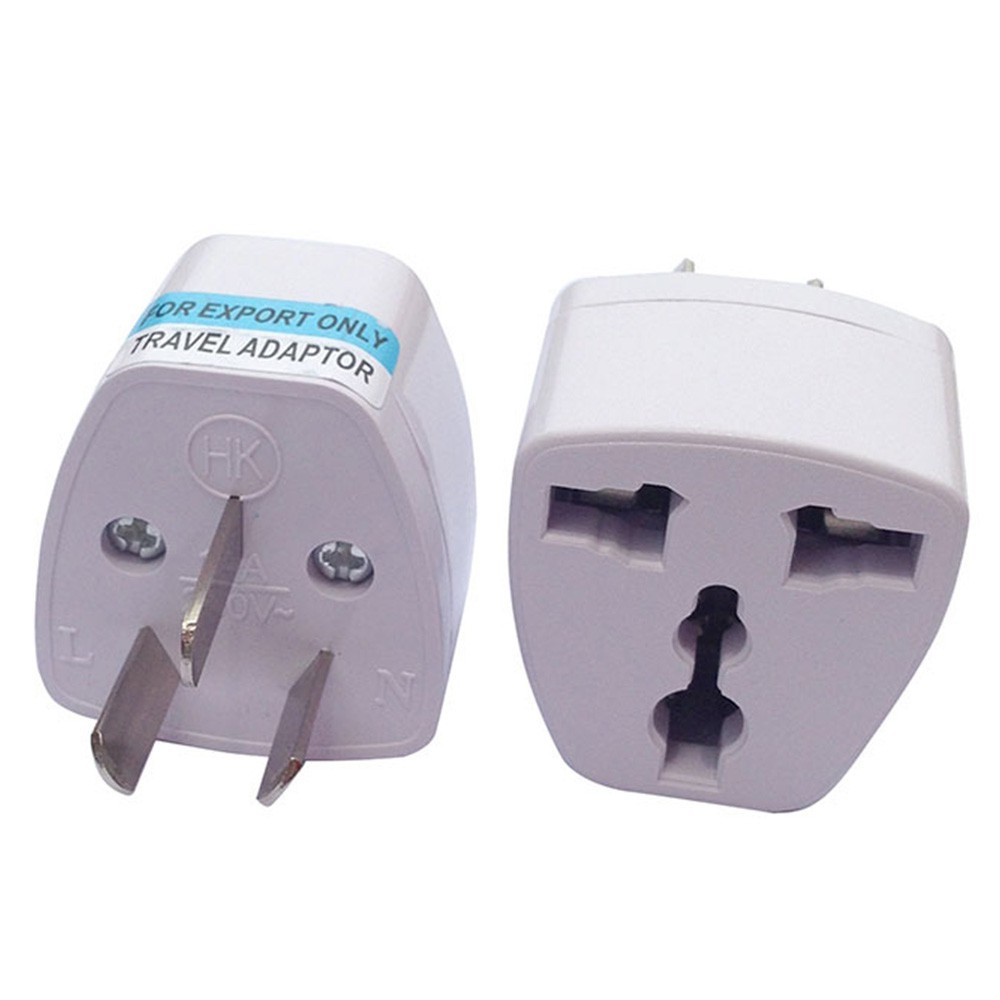 1 Phích Cắm Chuyển Đổi Từ Uk / Us / Eu Sang Au / Au 10a / 250v / 800w Ac 3 Chấu Tiện Dụng