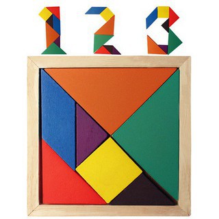 Trí uẩn Tangram 7 miếng giúp bé thông minh