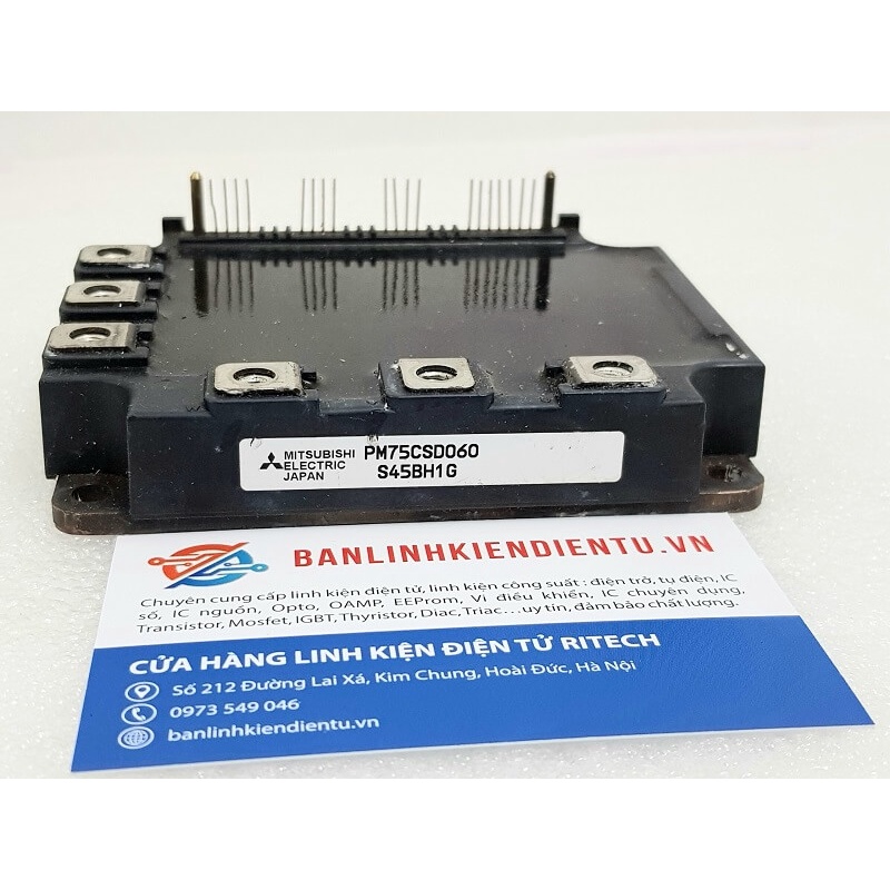 PM75CSD060 MITSUBISHI Module IGBT 600V 75A hàng tháo máy