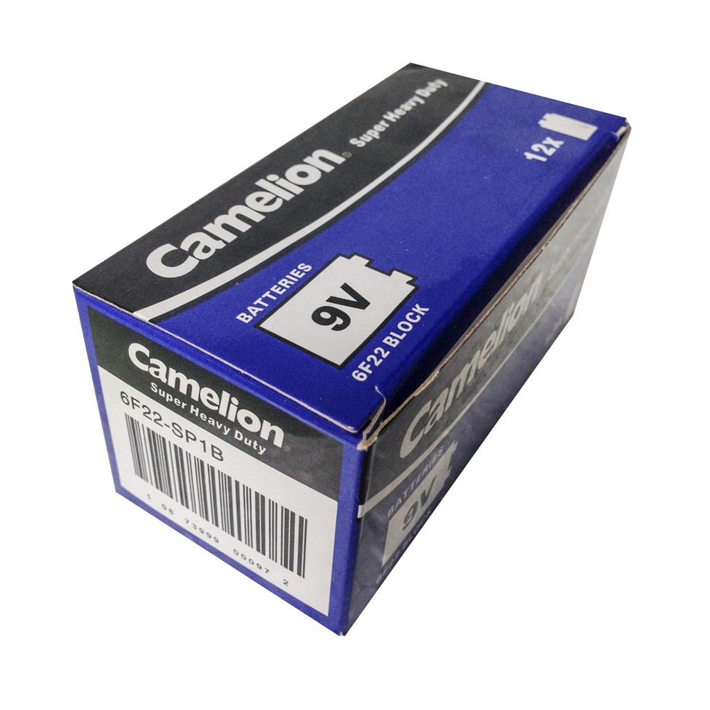 [Chính Hãng]Pin Vuông 9V Camelion 6F22 Hộp 12 Viên