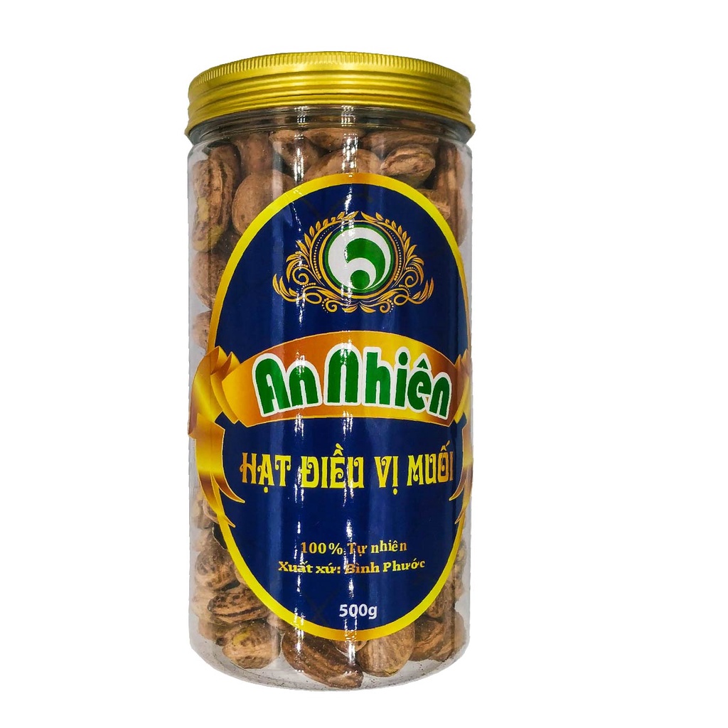 Hạt Điều Rang Muối Có Vỏ Lụa An Nhiên ngọt bùi