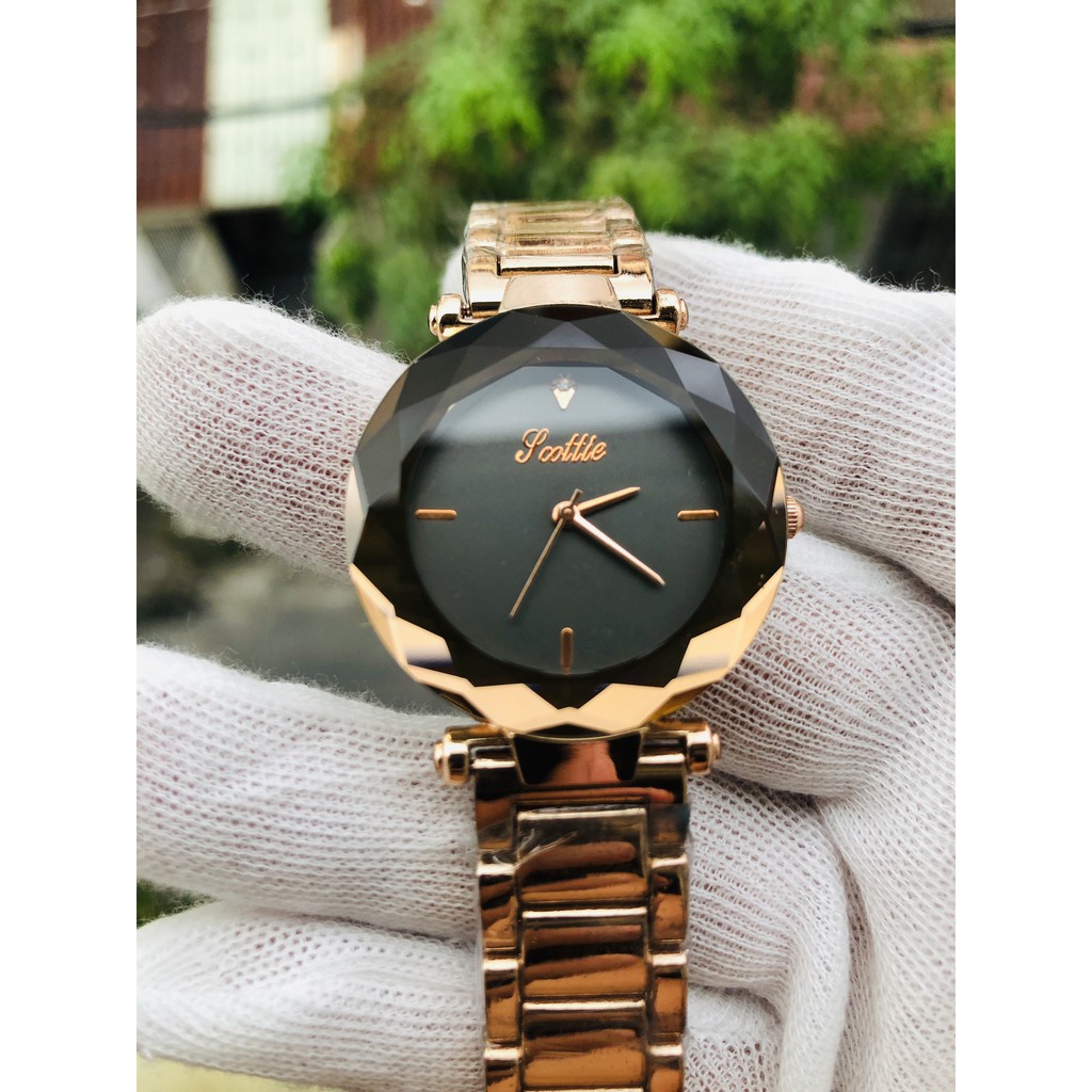 ĐỒNG HỒ SCOTTIE CHÍNH HÃNG NỮ CAO CẤP DÂY THÉP ĐÚC