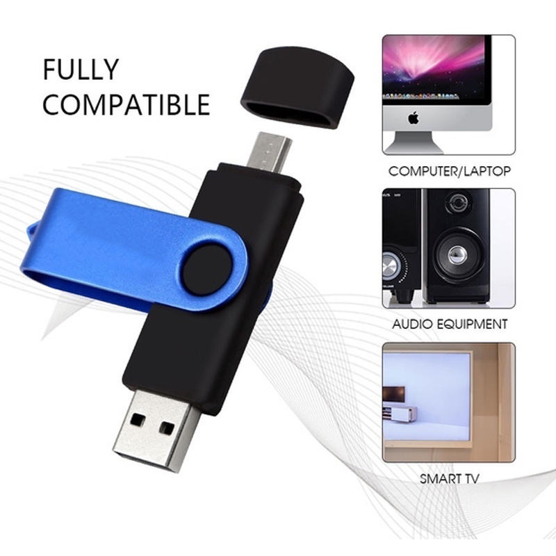 Usb Bằng Kim Loại 1TB Hai Ổ Cắm Tốc Độ Cao Cho Điện Thoại Android