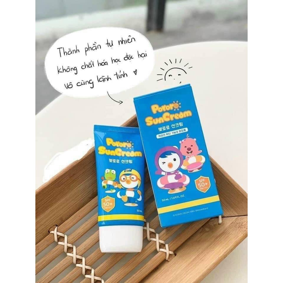 Kem chống nắng trẻ em Pororo (hàng chính hãng , fake đền gấp 10 lần)