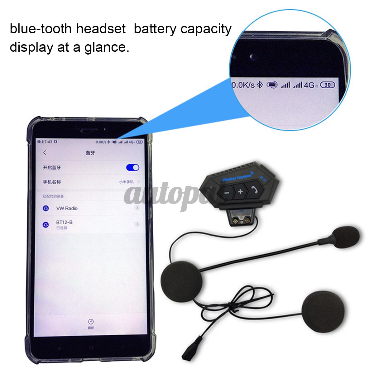 Mũ Bảo Hiểm Tích Hợp Liên Lạc Điện Đàm Kết Nối Bluetooth