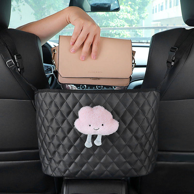 Car Seat Room Storage Net Bag Car Storage Bag Car Place Bag Middle Rear Row Hanging Bag Chair Back Shopping Bags car accessories lhtS