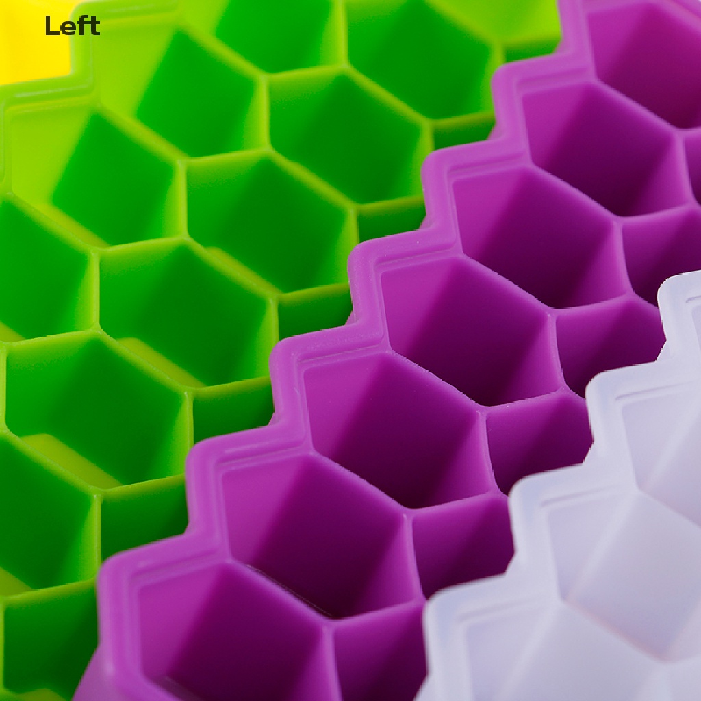 Khuôn silicone làm đá viên hình tổ ong 37 ô tiện lợi