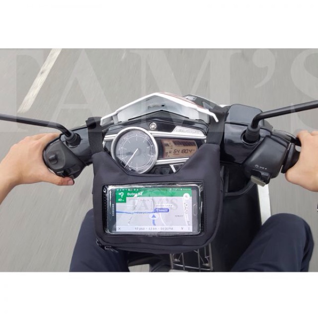 K-1605 Túi treo đầu xe máy, Túi treo ghi đông xe máy (Handlebar bag) Ver 4