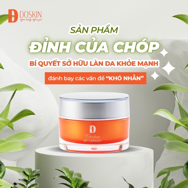 (TẶNG 10 Mặt Nạ Kèm Theo)Viên Nang Nâng Cơ Doskin Chăm Sóc Da Lão Hoá | BigBuy360 - bigbuy360.vn