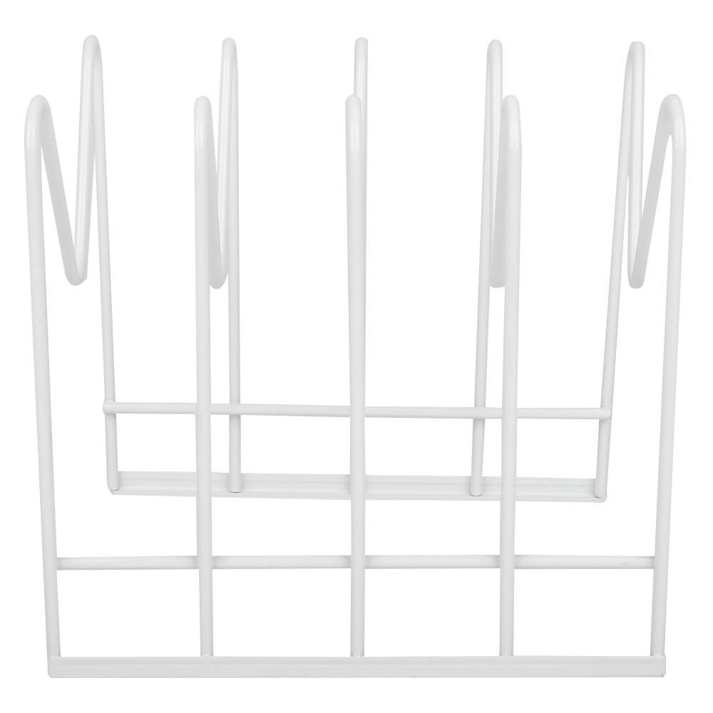 HomeBase KECH kệ đựng chảo nắp nồi bằng thép sơn mạ Thái Lan W19xD23xH21cm
