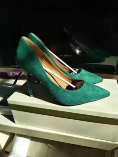 Giày cao gót da lộn