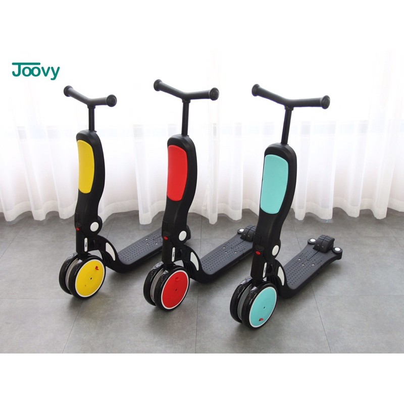 Xe chòi chân - Xe 3 bánh – xe cân bằng kiêm Scooter Joovy đa năng 5 trong 1 chính hãng