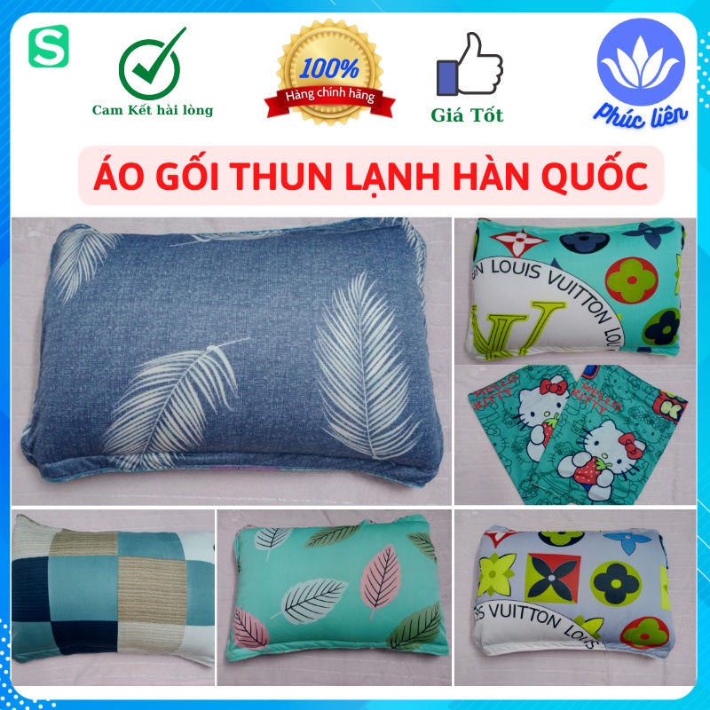 Áo gối nằm Thun Lạnh Hàn Quốc có viền gân Cao Cấp
