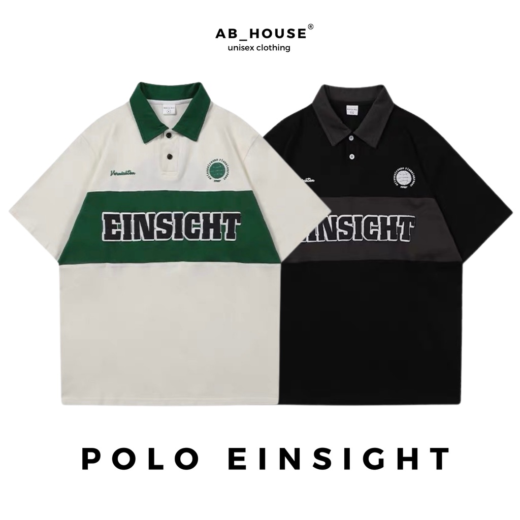 Áo thun Polo EINSIGHT form rộng unisex nam nữ (Ảnh thật/Có sẵn) ZoZo