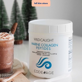 Bột Collagen CodeAge Marine Collagen Peptides 450g giúp trẻ hóa da căng mịn