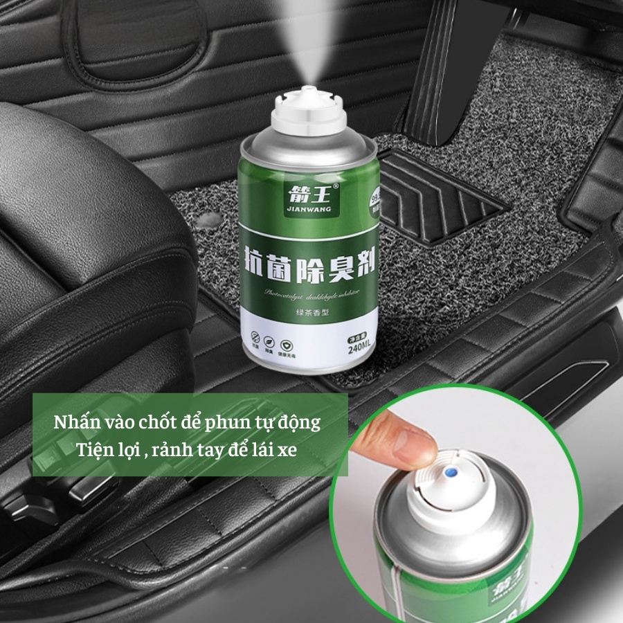 Xịt Khử Mùi Ô Tô Tự Động 240ml Khử Khuẩn Khử Trùng Đa Dụng Trangdiemxe By-1125