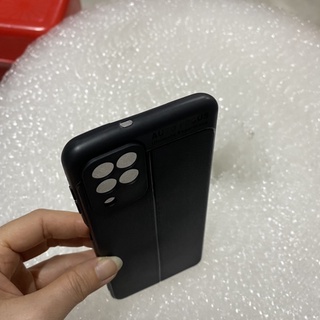Ốp Samsung A22 4G ,A03S dẻo đen vân da